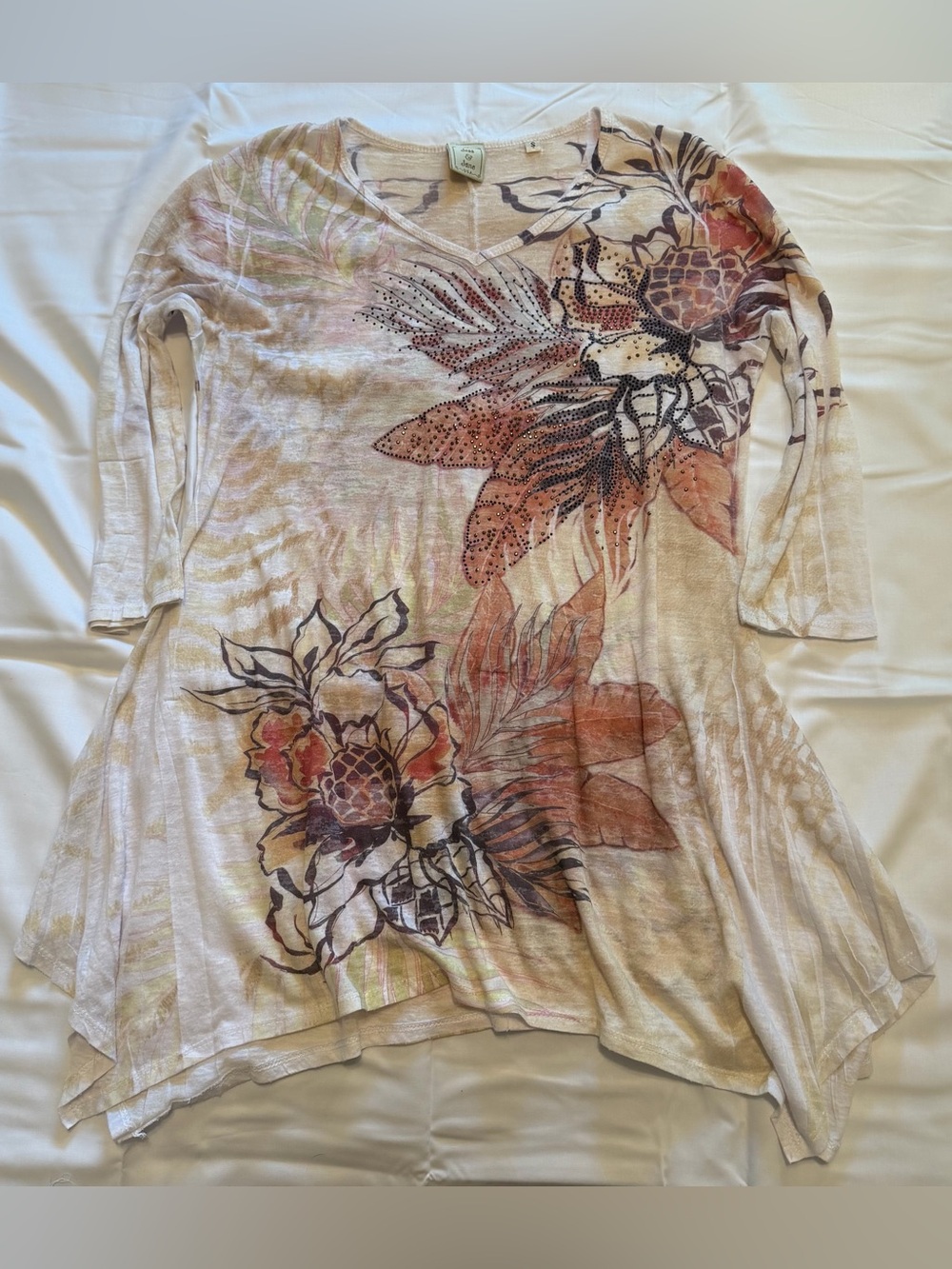 Jess & Jane floral tunic top